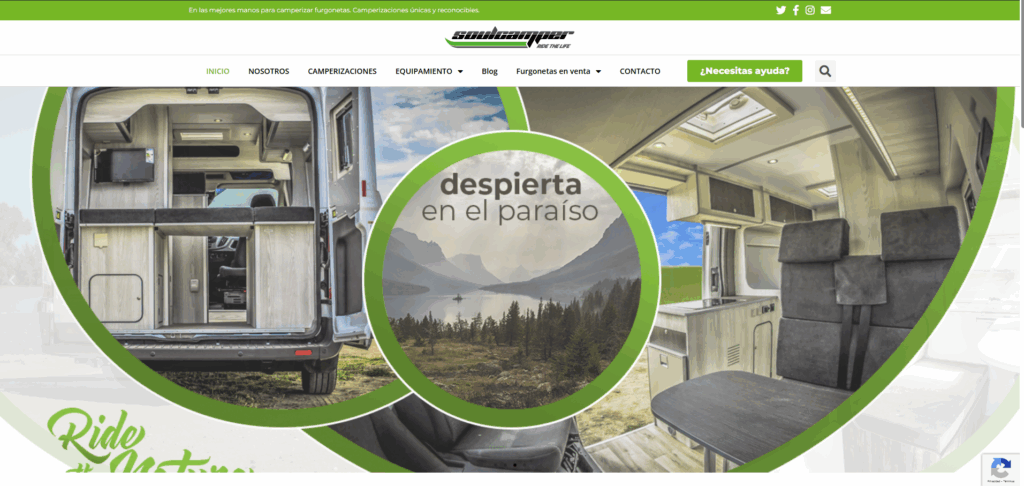 soul camper diseño web