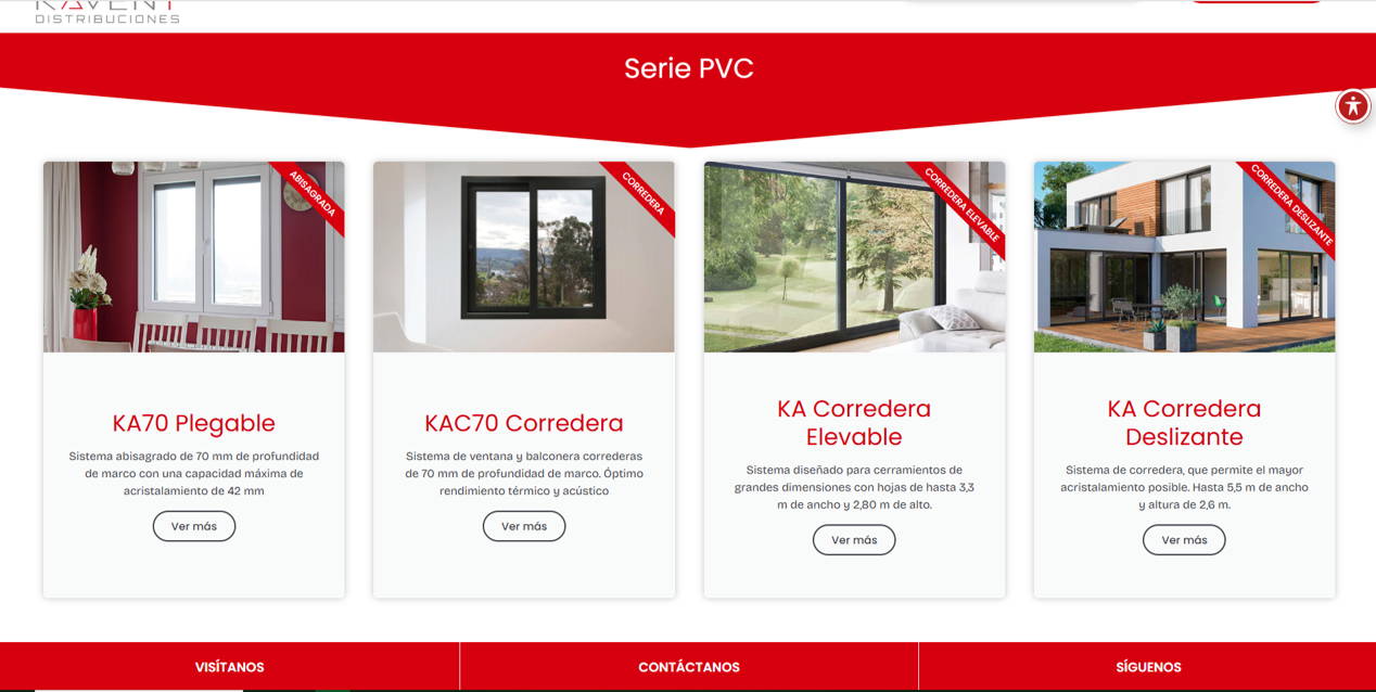Diseño web Kavent 3