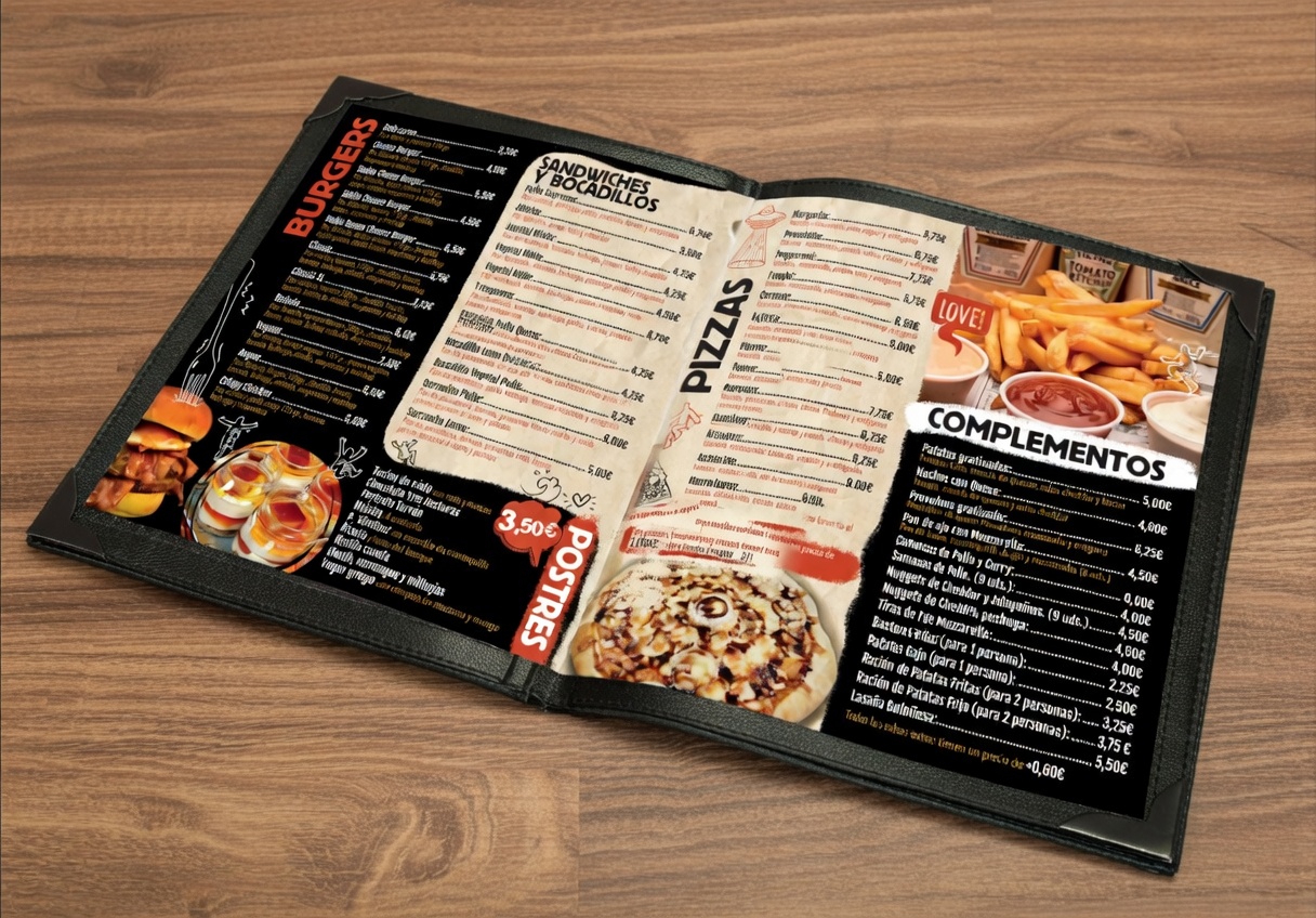 Diseño de marca para La Pizzería